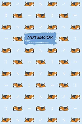 Notebook: Lazy Beagles Is Sleeping Pattern Blank Lined Journal To Write In For Notes, Ideas, Diary, To-Do Lists, Notepad - Beagle Gifts For Beagle ... Women, Men, Teen & Kids Who Love Beagle Dog