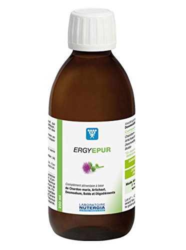 Nutergia ergy-epur Suplemento dietético a base de chardon-marie, Desmodium, Cynara scolymus, Boldo, oligoéléments.- – Juego de 2 x 250 ml