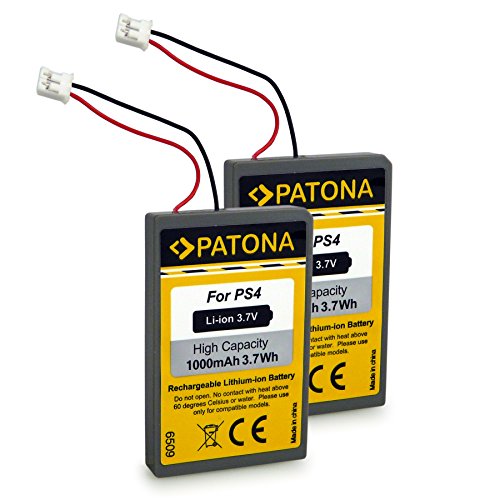 PATONA 2X Bateria reemplaza LIP1522 Compatible con Sony Playstation 4 PS4 Dualshock 4 Mando Control Remote Versión 1-3