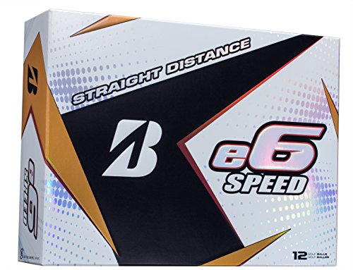 Pelotas de Golf e6 Speed (2017). El Paquete Incluye una docena de Pelotas. De Bridgestone, Hombre, 2017 e6 Speed White, Blanco, 1 Dozen