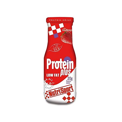 Protein plus fresa Nutrisport, 250 ml