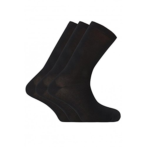 Punto Blanco - Pack Ahorro x3 Calcetines BASIX Hombre PUNTO BLANCO - NEGRO, U