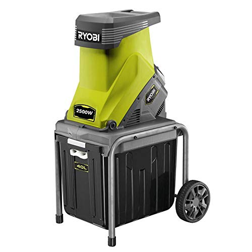 Ryobi RSH2545B - Trituradora eléctrica, 2500 W, caja de recogida de 40 L, 1 pieza 5133002512