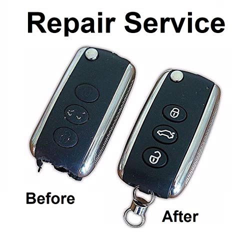 Servicio de reparación – para Bentley Continental GT Flying Spur 3 Botón remoto clave carcasa de repuesto de reparación