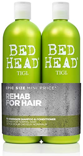Tigi Bed Head Urban Antidotes Re-Energize Tween, Champú y acondicionador. 750 ml, pack de 2 unidades