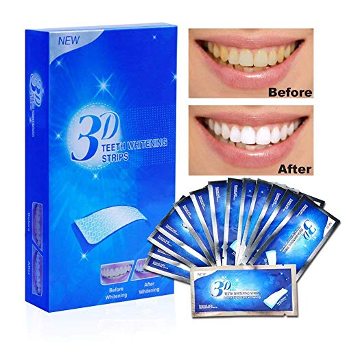 Tiras de blanqueamiento dental, tratamiento de blanqueamiento dental con esmalte dental para el kit de blanqueamiento sin peróxido de sonrisa, eliminación profesional de manchas de dientes 28 Tiras