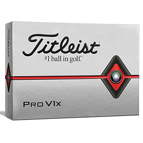 Titleist Pro V1X Bola de Golf, Hombres, Blanco, Talla Única