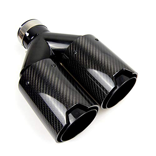 WPFC Rendimiento General M Carbon Fiber Puntas De Escape, Tubos Finales Consejos Silenciador para BMW Serie con Logotipo De La M,Inlet 60mm