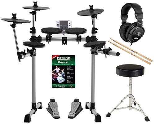 XDrum DD-400 batería electrónica SET completo incl. auricular, taburete y baquetas