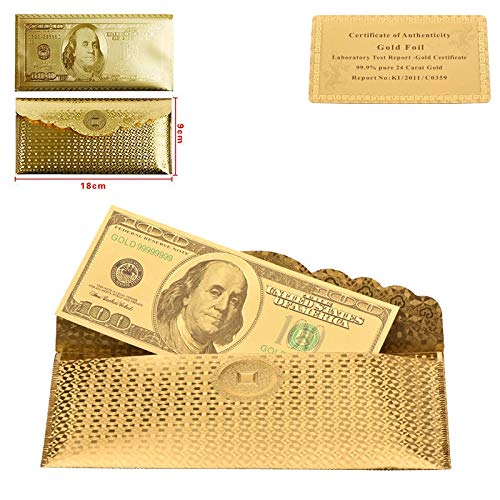 XSWY WR Falso Decoración de Oro de Billetes de Calidad Mundial Dinero for Recuerdos únicos Tamaño Dinero Worth Original Collection Fácil de Usar (Color : Style 4)