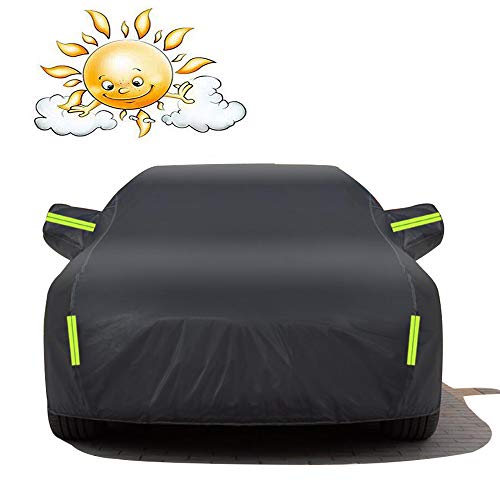 YU-CZ0 Protección Shell Coche Impermeable Cubierta del Coche Compatible con Bentley GT Speed, GTC, Mulsanne, Velocidad, Continental, Flying Spur, GT,Negro,Continental