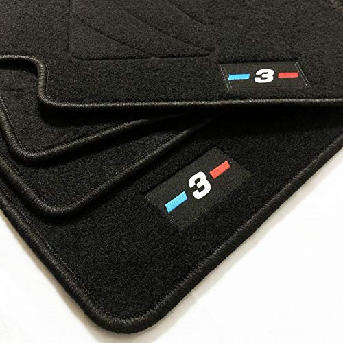 Zesfor Alfombrillas para BMW Serie 3 E93 Cabrio Acabado M (2007-2013)