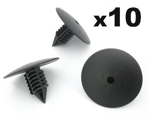 10x Clips Para Paso De Rueda Guardabarros Cabeza 35mm Para Remaches Plásticos - Coche Grapas