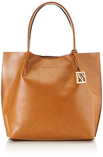 Armani Exchange Chic Big Shopping Tote, 32 x 14 x 31 cm, color Marrón, talla 32x14x31 cm (B x H x T)