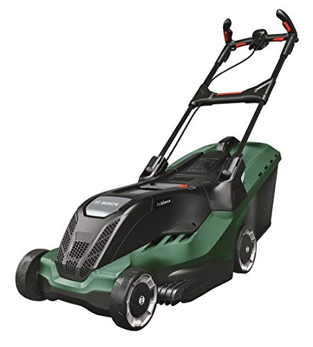 Bosch 06008B9300 AdvancedRotak Cortacésped eléctrico, Caja Colectora de Cartón, 50 L, Generación 5.1, 1700 W, Negro/Verde, 750 m²