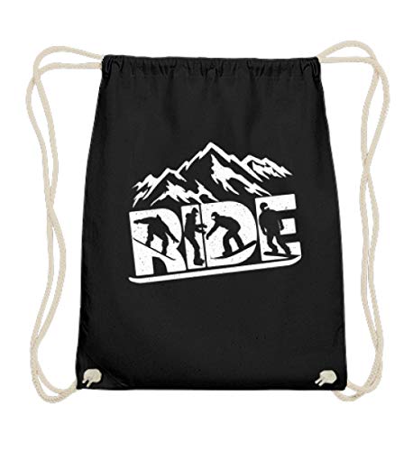 Chorchester Gymsac Ride - Bolsa de algodón para deportes de invierno y snowboard, color Negro, tamaño 37cm-46cm