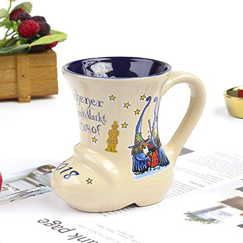 Coffcup Exportación de la Serie de cerámica de la Taza de cerámica, Taza, Taza de Agua, decoración, Taza de café, Copa de Vino Tinto, 2008 Taza de Bota Nueva - Beige