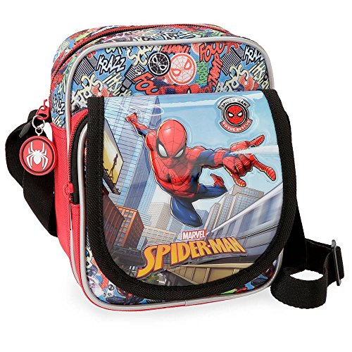 Marvel Grafiti Bolso Bandolera, 19 cm, 2.85 litros, Multicolor