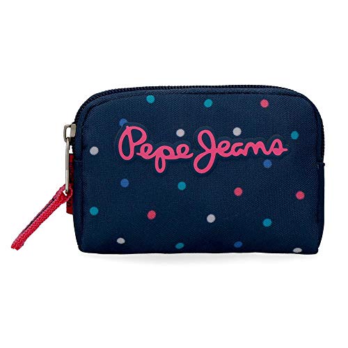 Monedero Pepe Jeans Molly, Azul, 12x8x2 cm