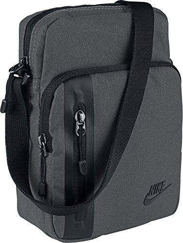 Nike Core Items 3.0 Bolsa de Hombro, Gris (Dark Grey/Black), Talla única