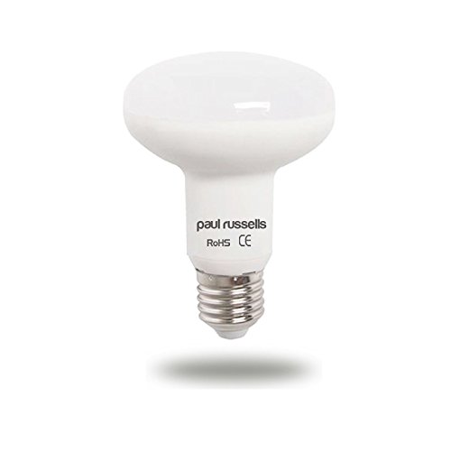 Paquete de 3 bombillas LED reflectoras de 9 W E27 ES rosca Edison Paul Russells brillante 9 W = 80 W foco R80 foco 270 haz 2700 K blanco cálido 80 W incandescente de repuesto