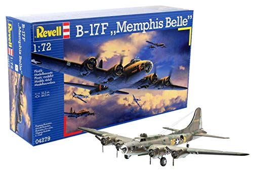 Revell Revell-B-17F Boeing B-17F Memphis Belle, Kit de Modelo, Escala 1:72 (4279) (04279), Multicolor