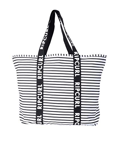 RIP CURL Tote 19 Bolsa de Playa,Bolsa de Transporte, Writing,Bolsa de Playa,Bolsa de Transporte, Writing,White/Black