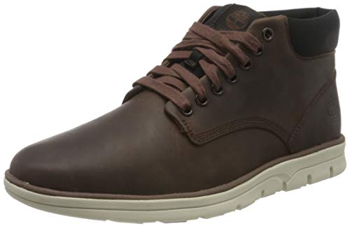 Timberland Bradstreet Leather Sensorflex, Botas Chukka para Hombre, Marrón Brown Full Grain, 41.5 EU