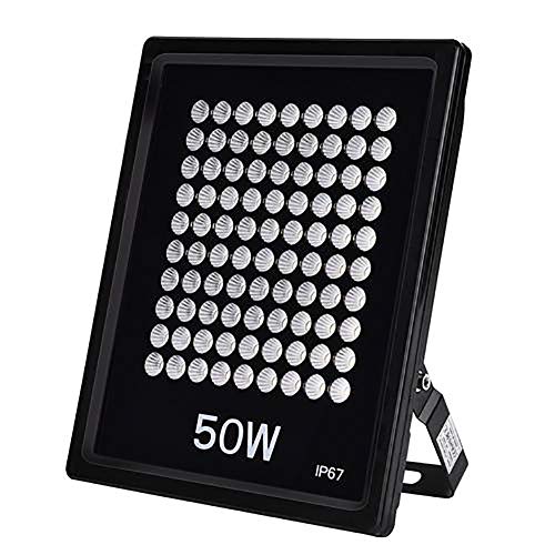 50W Focos LED Exterior| Floodlight, IP67 3000K Blanco Cálido Proyectores LED para Iluminación de Seguridad,Piscina, Jardín, Terraza, Garaje, Patio [Clase de eficiencia energética A+]