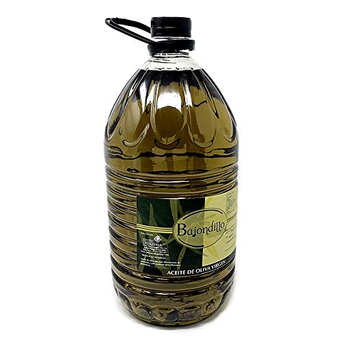 Aceite De Oliva Virgen Bajondillo Alta Calidad Caja 3 Garrafas 5 Litros Envase Plástico Denominación Origen Priego De Córdoba