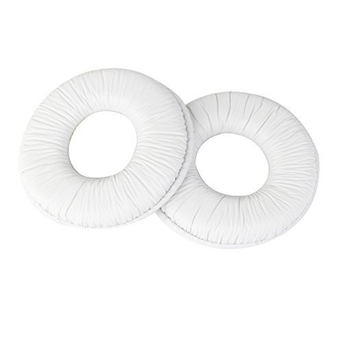 Almohadillas Para Los Oídos Cojines Para Sony Mdr Zx100 ZX300 Blanco Auriculares Auriculares