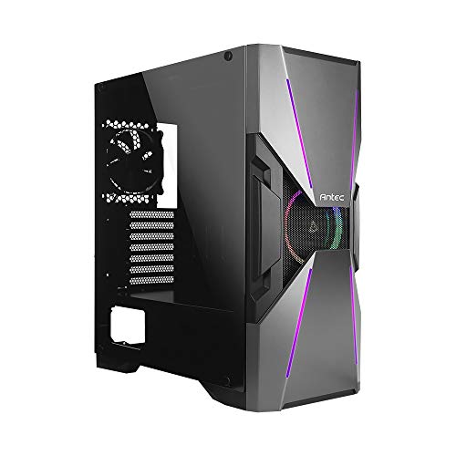 Antec DA601 Midi-Tower Negro - Caja de Ordenador (Midi-Tower, PC, De plástico, SPCC, Negro, ATX,EATX,Micro ATX, 16 cm)