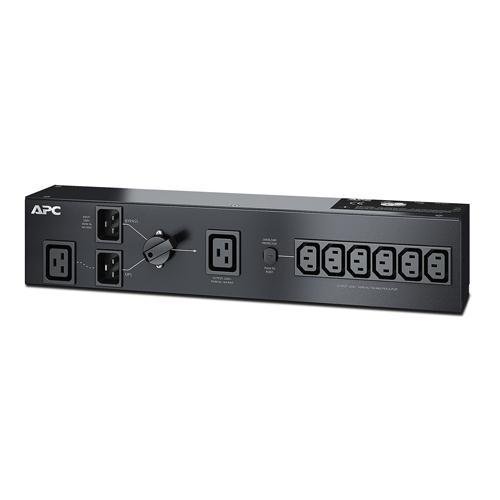 APC Service Bypass PDU 230V 16AMP W/ (6) IEC C13 and (1) C19 - Unidad de distribución de energía (PDUs) (Básico, Negro, 230V, 50/60 Hz, 230V, C20 Coupler)