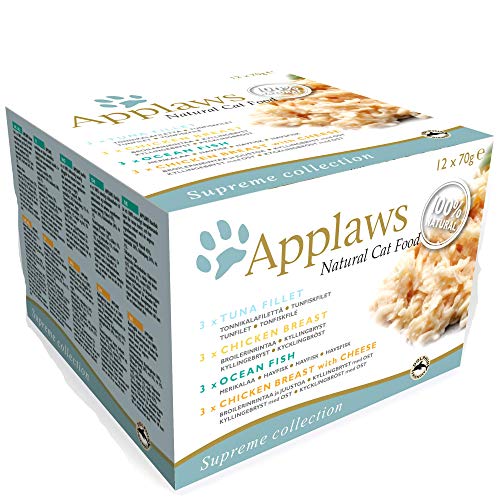 Applaws - Estaño para gatos, 1 Pack of 12 units x 70gr