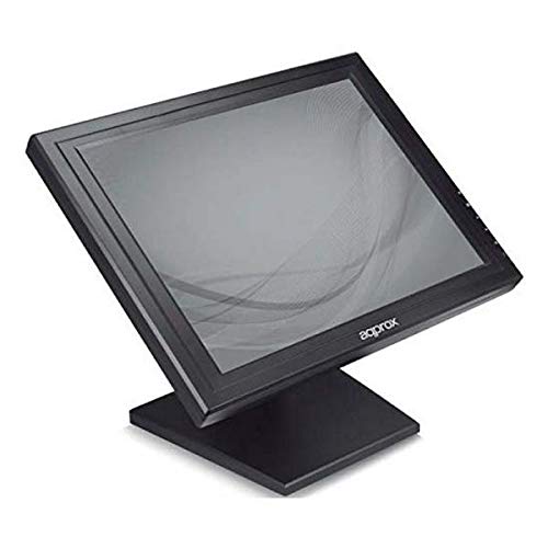 approx APPMT15W5 Monitor con Pantalla Tactil 15", Negro