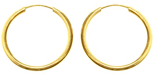 Argollas Mujer Oro Amarillo 9k (375) - 16mm WJS3858