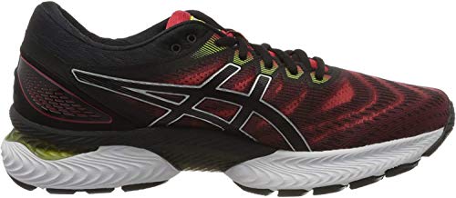 Asics Gel-Nimbus 22, Running Shoe para Hombre, Clásico Rojo/Negro, 45 EU