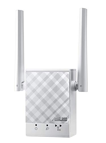 ASUS RP-AC51- Repetidor Extensor de Red WiFi AC750 Doble Banda (Puerto LAN, Modo Punto Acceso, indicador LED señal)