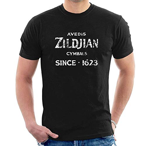 Bye-2 Avedis Zildjian T-Shirt Distressed Turkish Cymbals Since 1623 S57