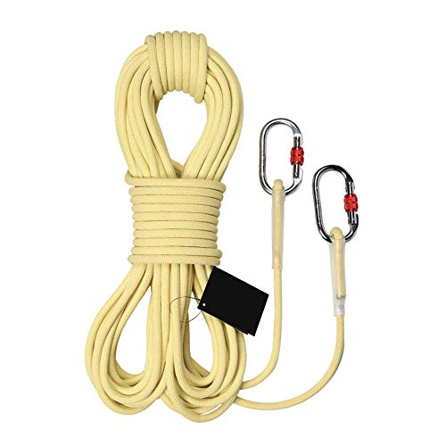 Cuerda Profesional para Escalada En Roca, Cuerda para Rappel, Baja Resistencia, Cuerda para Escalar 10M-20M-30M-40M - Adecuada para Una Variedad De PropóSitos, Hogar Al Aire Libre, Rescate, Etc.-10.5