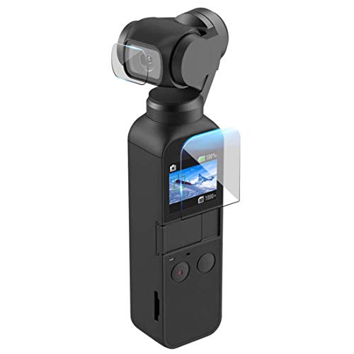 Disscool Protector de Pantalla de Vidrio Templado para dji Osmo Pocket 3-Axis Gimbal estabilizado cámara de Mano, 0.33 mm de Grosor con Vidrio Real