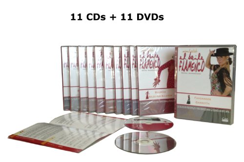 El Baile Flamenco (Nivel Avanzado), Vol. 11-12-13-14-15-16-17-18-19-20-21 DVDs + CDs