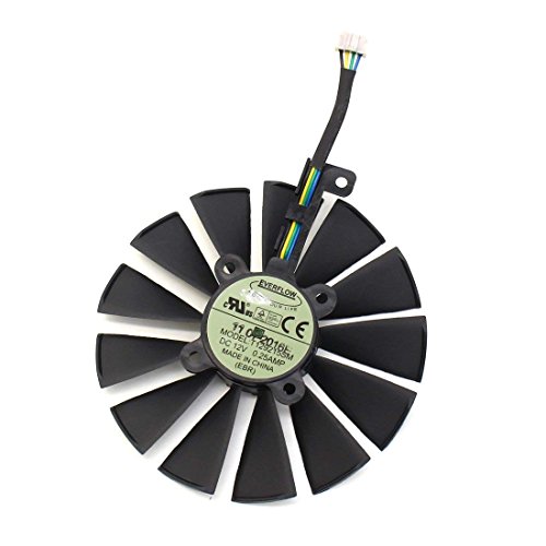 iHaospace 95MM T129215SM FDC10M12S9-C 4Pin 12V Graphics Card Fan for ASUS ROG Strix GTX 1050Ti 1060Ti 1070Ti 1080Ti RX 470 570 580 RX470 RX570 RX580