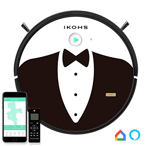 IKOHS NETBOT S15 - Robot aspirador profesional 4 en 1: barre, aspira, pasa la mopa y friega (Netbot s15 / Alfred)