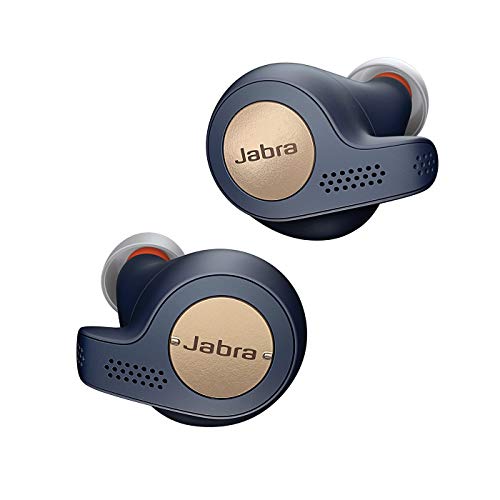 Jabra Elite Active 65t - Auriculares inalámbricos para deporte (Bluetooth 5.0, True Wireless) con Alexa integrada, Azul y Cobre