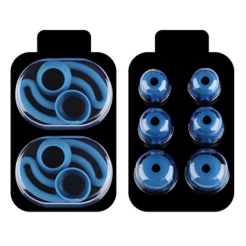 Juego de 5 Pares de Almohadillas de Silicona Antideslizantes para Auriculares de Repuesto para BeatsX/Urbeats/Urbeats3/Beats TOURBeats Tour