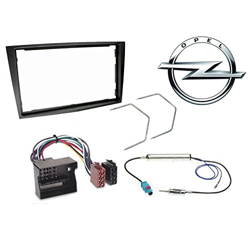 Kit Montaje Cuadro Reductor Marco autorradio 1 DIN Opel Agila/Corsa/Omega/Vivaro + Cable Conector +