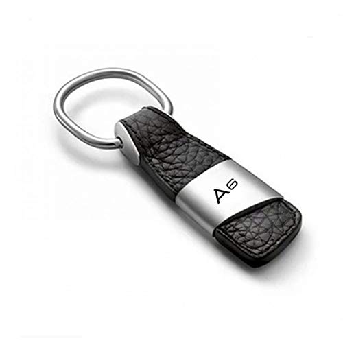 LBPLWY Keychain Llavero,Cuero Coche Llavero Llavero Llavero Coche Decoración Interior para Audi A6 C5 C6 C7 C4 4F 4G Avant S6 Rs6 Quattro S Line Sline