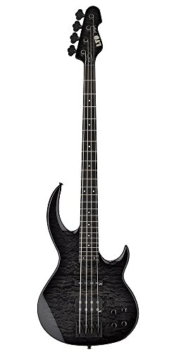 LTD B-1004 STBLKSB bajo eléctrico See Thru Negro