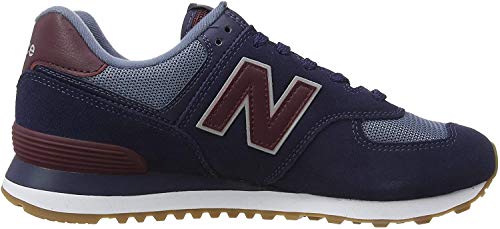 New Balance 574v2, Zapatillas para Hombre, Azul (Navy/Red SPO), 42.5 EU